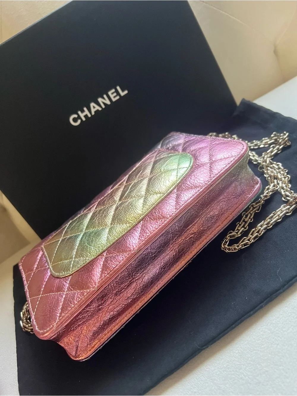 Chanel Multicolor Iridescent WOC crossbody - Picture 6 of 9